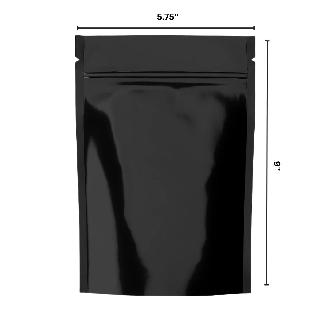 black mylar bags 1 oz
