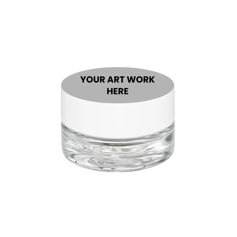 Packthc Custom Printed Stickers - 1.375" Circle For Concentrate Container Or Flower Jar