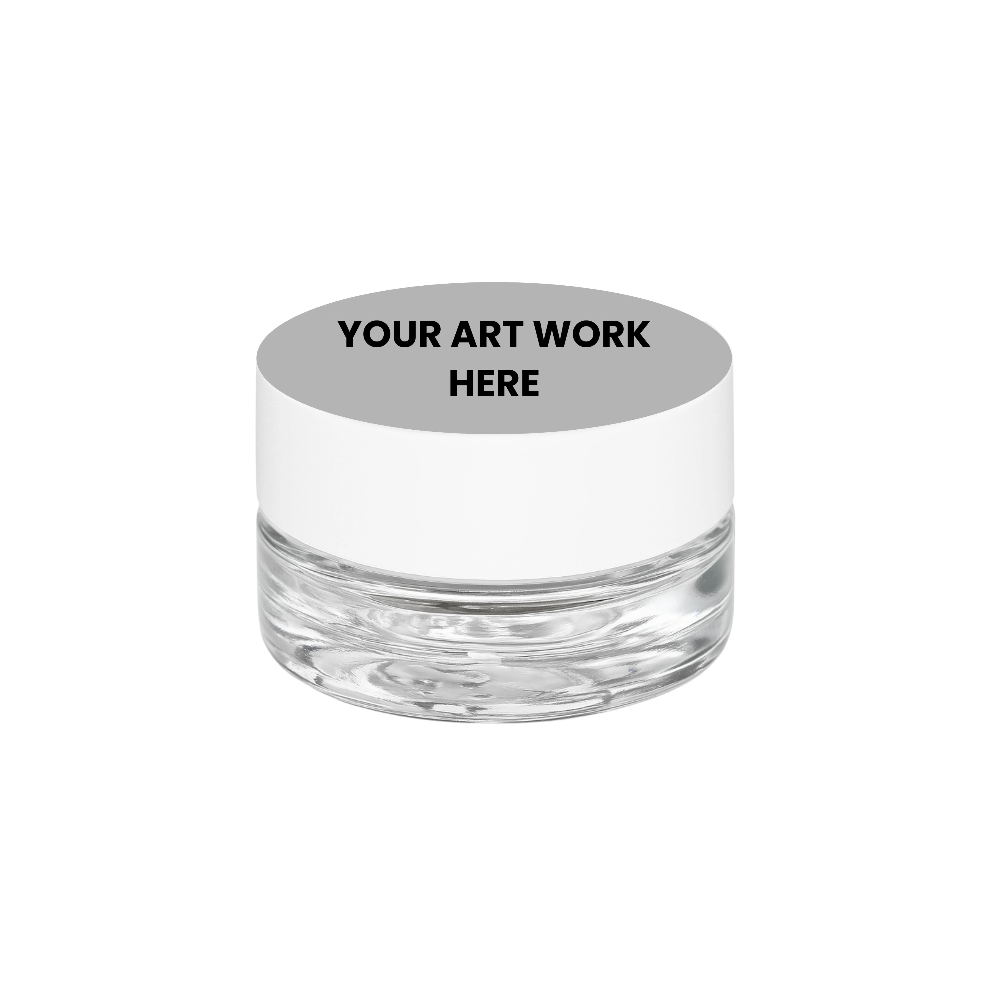 Packthc Custom Printed Stickers - 1.375" Circle For Concentrate Container Or Flower Jar