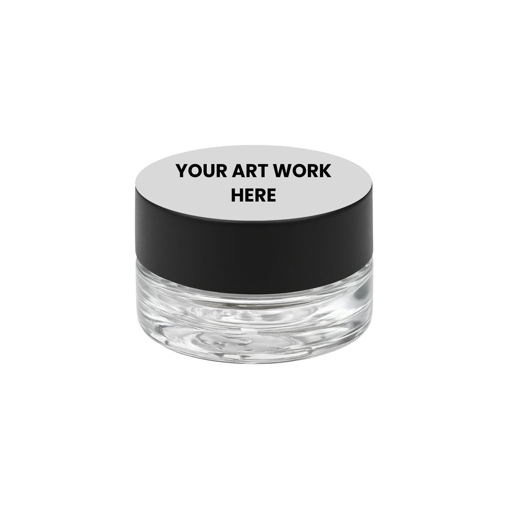 Packthc Custom Printed Stickers - 1.5" Circle For Concentrate Container Or Flower Jar