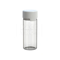 120ml aviator cr bottle clear natural white cap 400 count