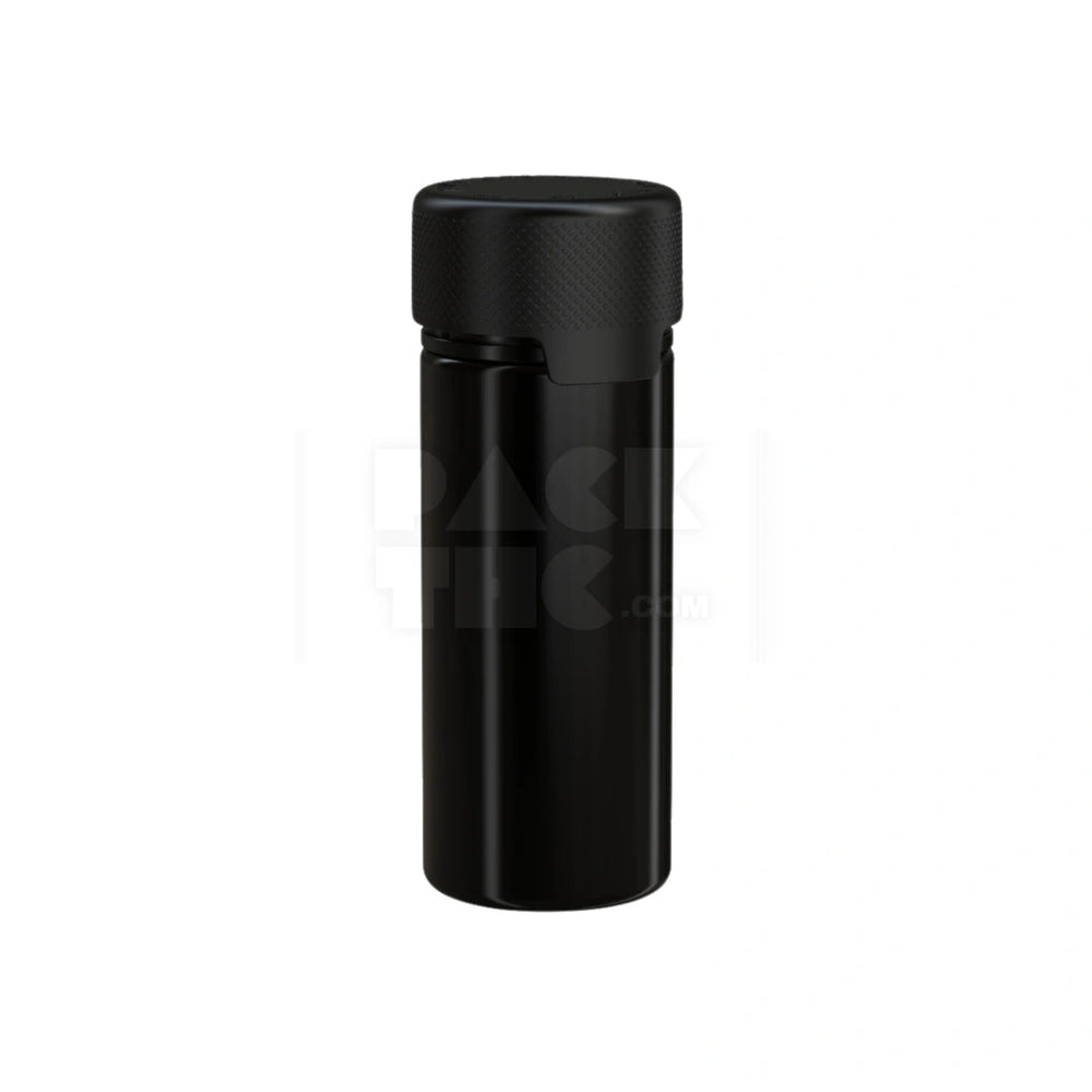 120ML AVIATOR CR BOTTLE WITH FRICTION FIT CLOSURE & TAMPER EVIDENT BREAK-OFF BAND (OPAQUE BLACK BOTTLE WITH OPAQUE BLACK CLOSURE) - (400 count) Pack THC