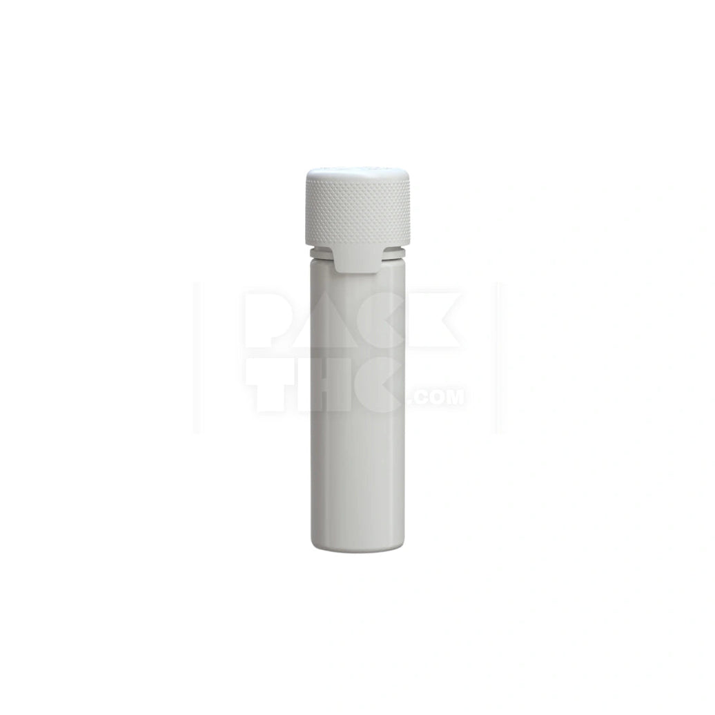 60ML AVIATOR CR BOTTLE WITH FRICTION FIT CLOSURE & TAMPER EVIDENT BREAK-OFF BAND (OPAQUE WHITE BOTTLE WITH OPAQUE WHITE CLOSURE) - (500 count) Pack THC
