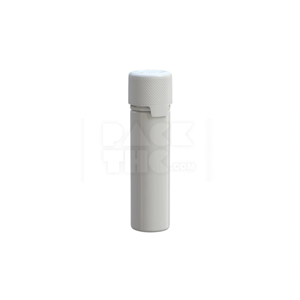 60ML AVIATOR CR BOTTLE WITH FRICTION FIT CLOSURE & TAMPER EVIDENT BREAK-OFF BAND (OPAQUE WHITE BOTTLE WITH OPAQUE WHITE CLOSURE) - (500 count) Pack THC