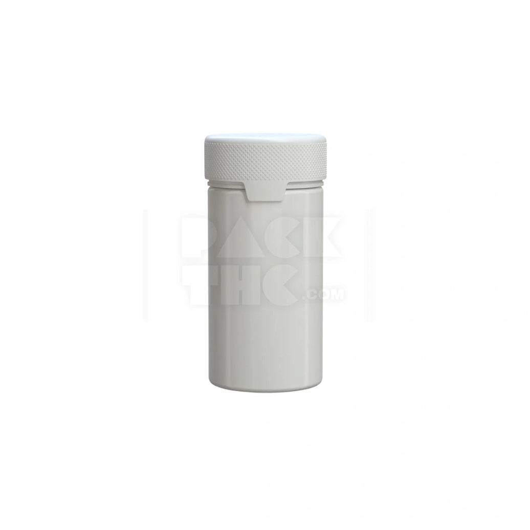 6OZ (180CC) AVIATOR CR CONTAINER WITH INTEGRATED LINER & TAMPER EVIDENT BREAK-OFF BAND (OPAQUE WHITE CONTAINER WITH OPAQUE WHITE CLOSURE) - (300 count) Pack THC