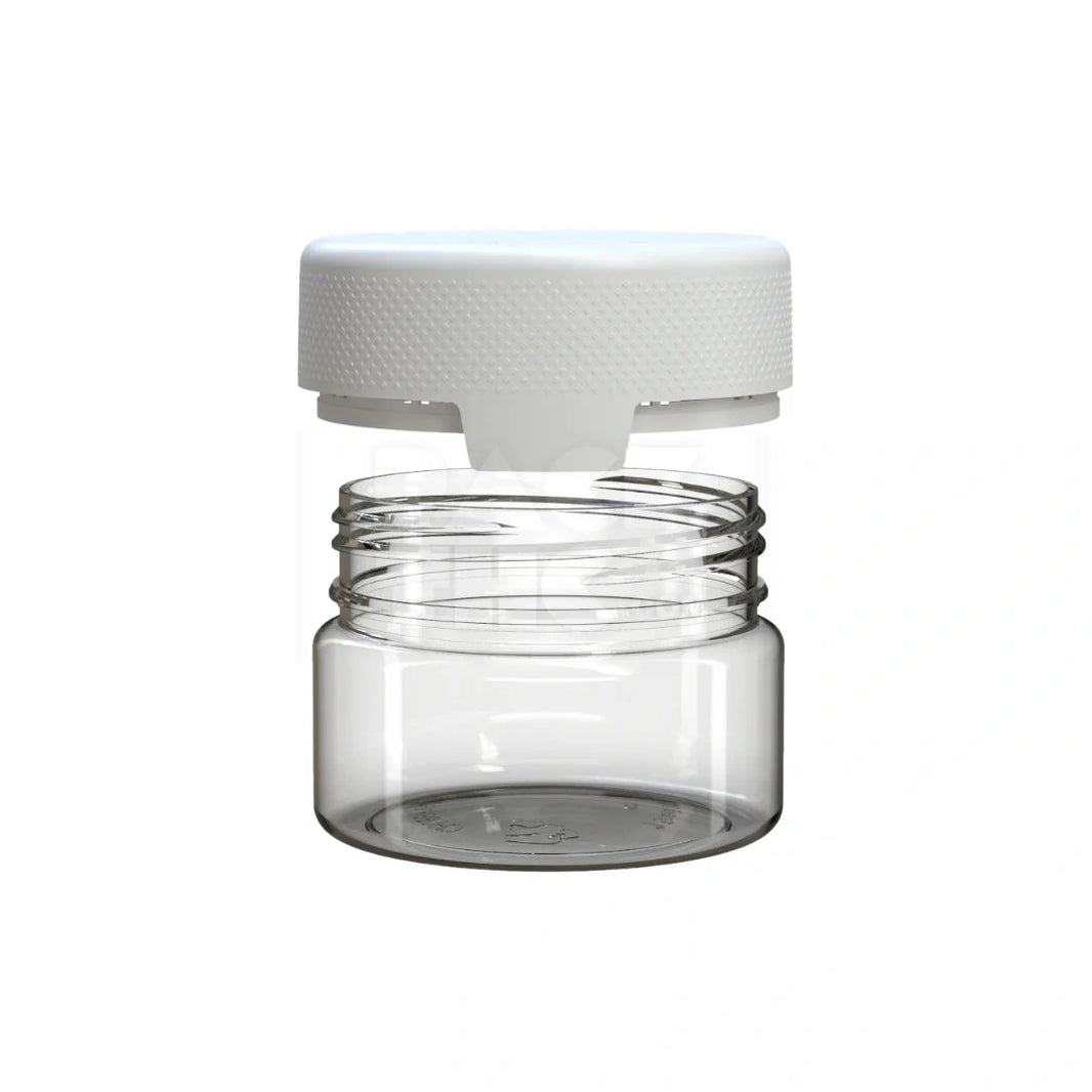 image 7.5oz aviator cr xl container clear natural white cap 100 count