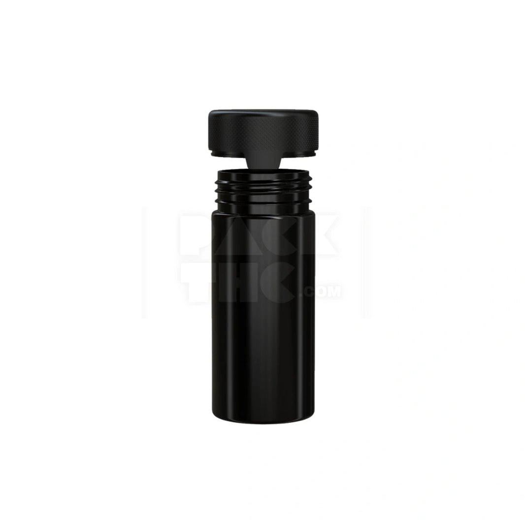 image 8OZ (240CC) AVIATOR CR CONTAINER WITH INTEGRATED LINER & TAMPER EVIDENT BREAK-OFF BAND (OPAQUE BLACK CONTAINER WITH OPAQUE BLACK CLOSURE) - (200 count) Pack THC