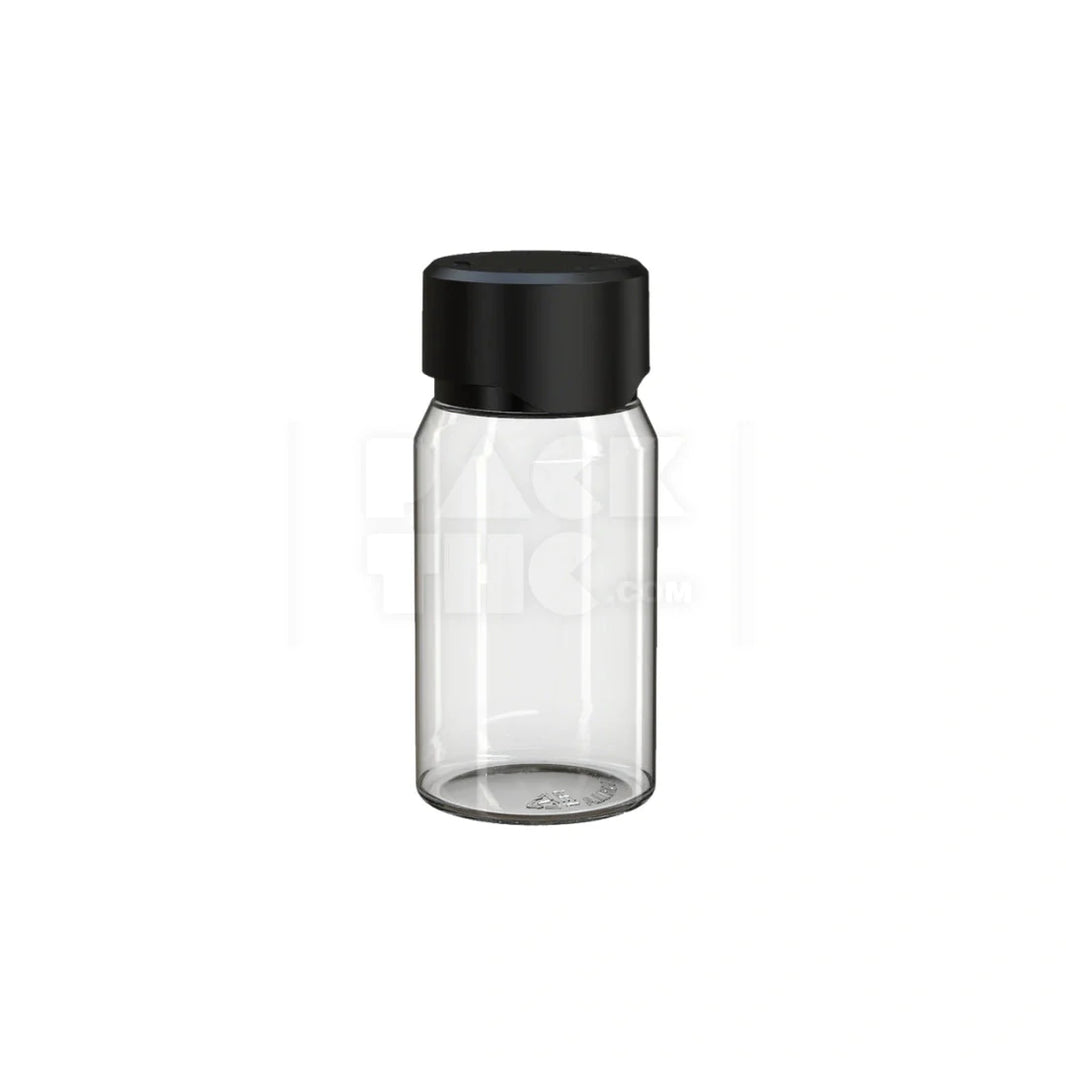 image 60ml mini aviator cr shot bottle clear natural black cap 500 count