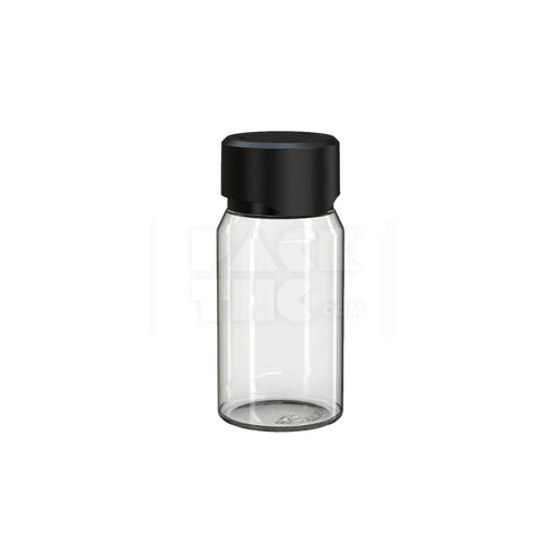 60ml mini aviator cr shot bottle clear natural black cap 500 count