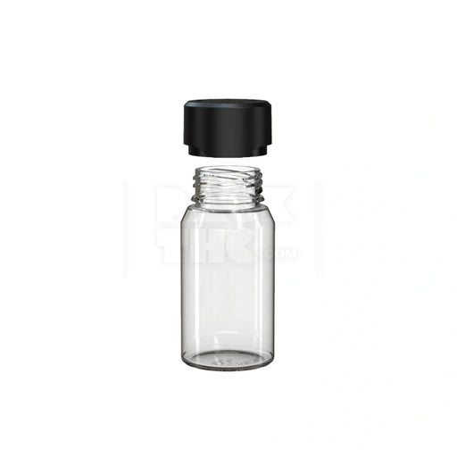 60ml mini aviator cr shot bottle clear natural black cap 500 count