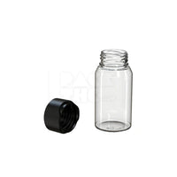 60ml mini aviator cr shot bottle clear natural black cap 500 count