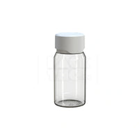 60ml mini aviator cr shot bottle clear natural white cap 500 count