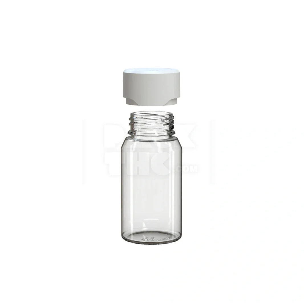 image 60ml mini aviator cr shot bottle clear natural white cap 500 count