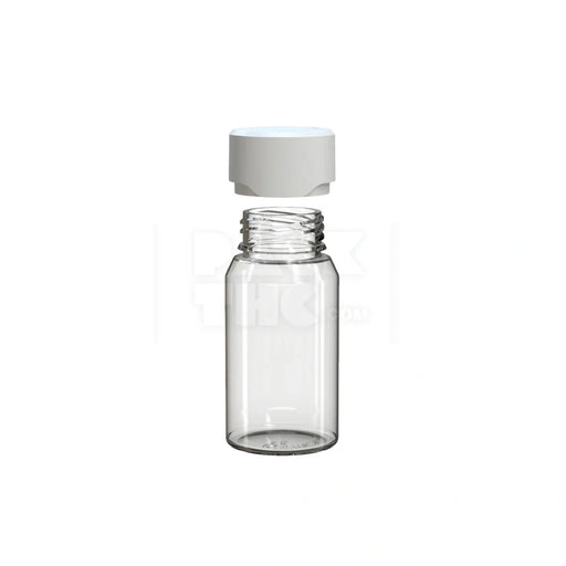 60ml mini aviator cr shot bottle clear natural white cap 500 count