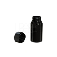 60ml mini aviator cr shot bottle opaque black 500 count