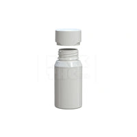 60ml mini aviator cr shot bottle opaque white 500 count