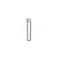 100mm aviator cr tube flat bottom clear natural white cap 500 count