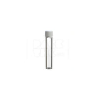 100mm aviator cr tube flat bottom clear natural white cap 500 count