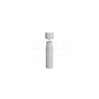 65mm aviator tube flat bottom opaque white 500 count