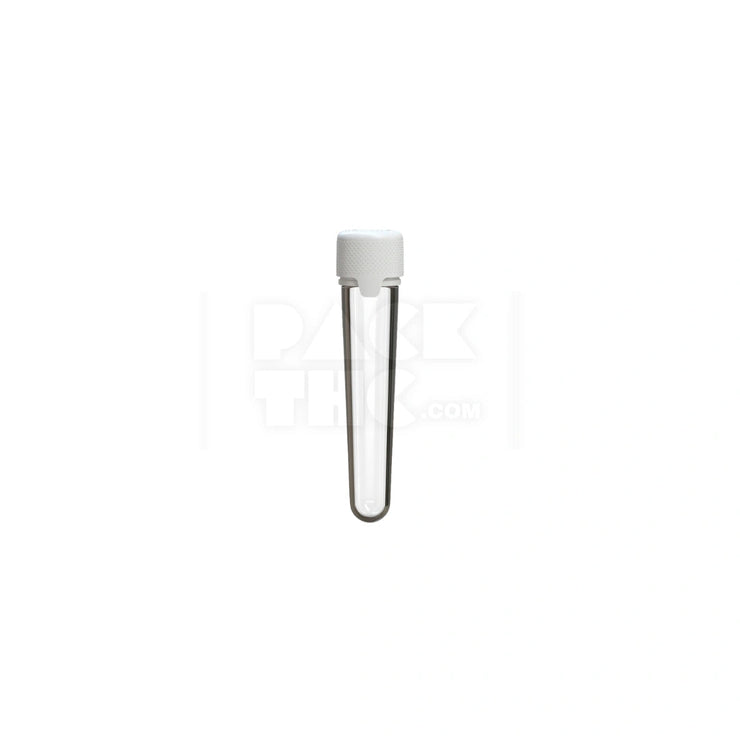 100mm aviator cr tube clear natural white cap 500 count