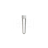 100mm aviator cr tube clear natural white cap 500 count