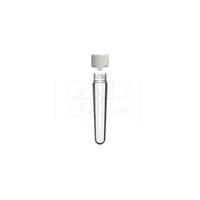 100mm aviator cr tube clear natural white cap 500 count