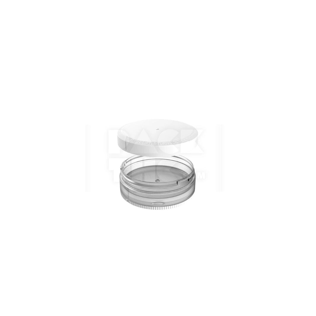 image 40G CHUBBY GORILLA® DUAL COMPARTMENT POUCH CONTAINER WITH CR UPPER CLOSURE (STANDARD MATTE NATURAL CONTAINER WITH OPAQUE WHITE CLOSURES) - (600 count) Pack THC