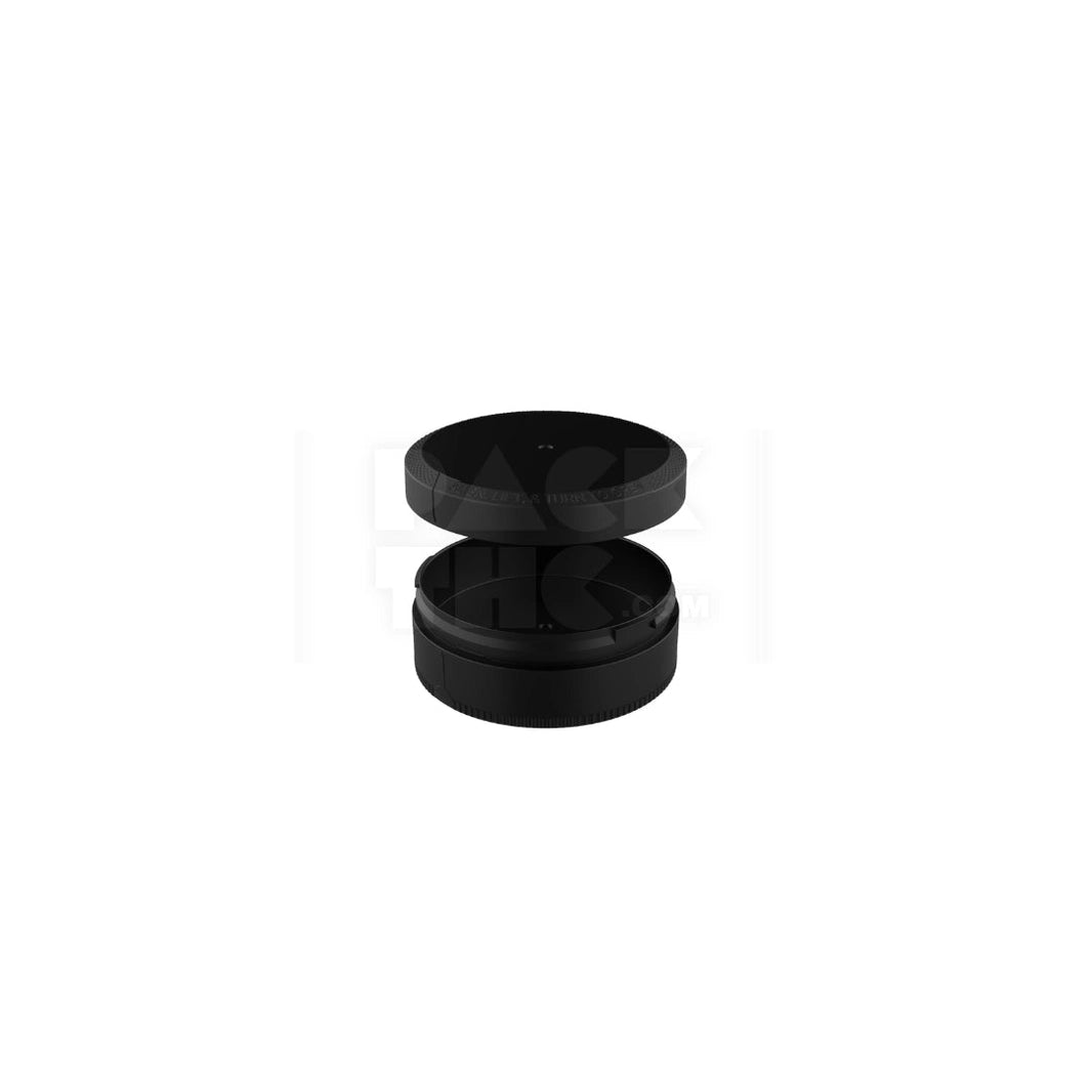 image 40G CHUBBY GORILLA® DUAL COMPARTMENT POUCH CONTAINER WITH CR UPPER CLOSURE (STANDARD MATTE OPAQUE BLACK CONTAINER WITH OPAQUE BLACK CLOSURES) - (600 count) Pack THC