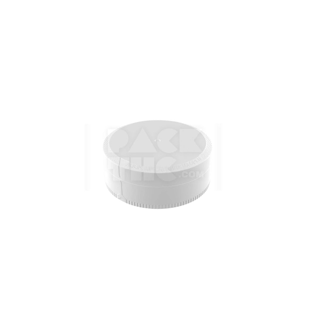 40G CHUBBY GORILLA® DUAL COMPARTMENT POUCH CONTAINER WITH CR UPPER CLOSURE (STANDARD MATTE OPAQUE WHITE CONTAINER WITH OPAQUE WHITE CLOSURES) - (600 count) Pack THC
