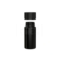100ml spiral cr bottle opaque black 400 count