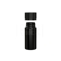 100ml spiral cr bottle opaque black 400 count