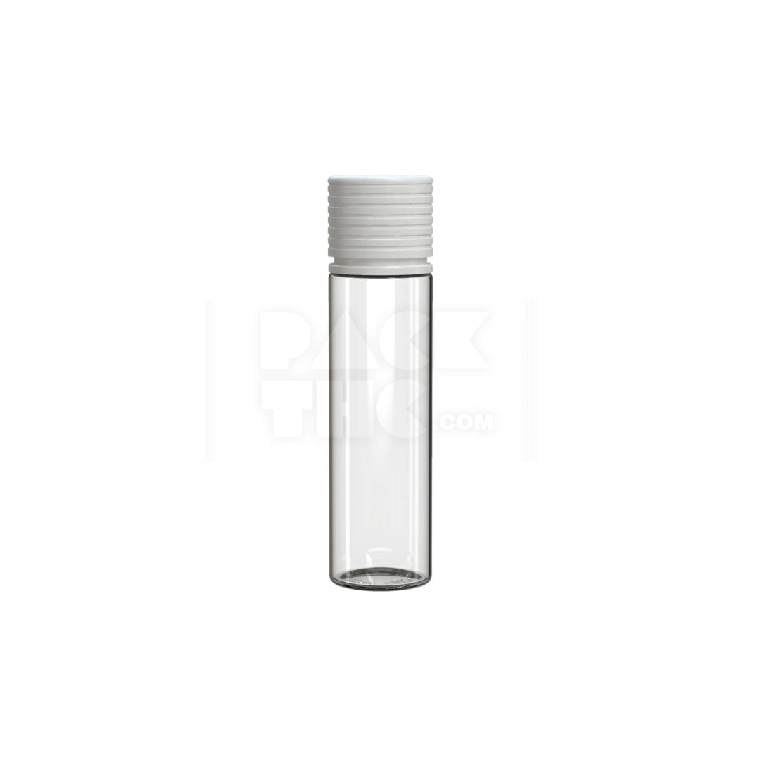 60ml spiral cr bottle clear natural white cap 500 count