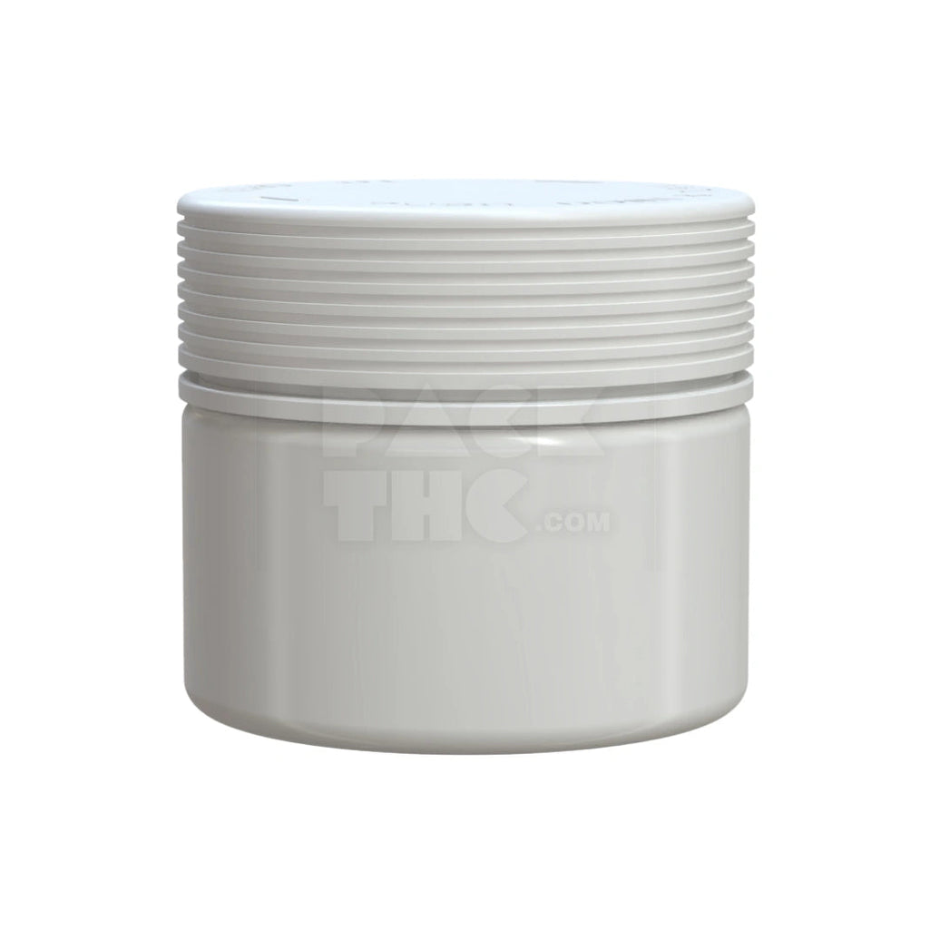 10OZ (300CC) SPIRAL CR XL CONTAINER WITH INTEGRATED LINER & TAMPER EVIDENT BREAK-OFF BAND (OPAQUE WHITE CONTAINER WITH OPAQUE WHITE CLOSURE) - (80 count) Pack THC
