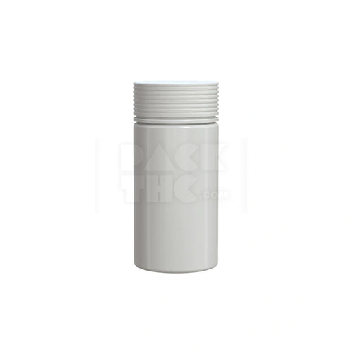 6OZ (180CC) SPIRAL CR CONTAINER WITH INTEGRATED LINER & TAMPER EVIDENT BREAK-OFF BAND (OPAQUE WHITE CONTAINER WITH OPAQUE WHITE CLOSURE) - (300 count) Pack THC