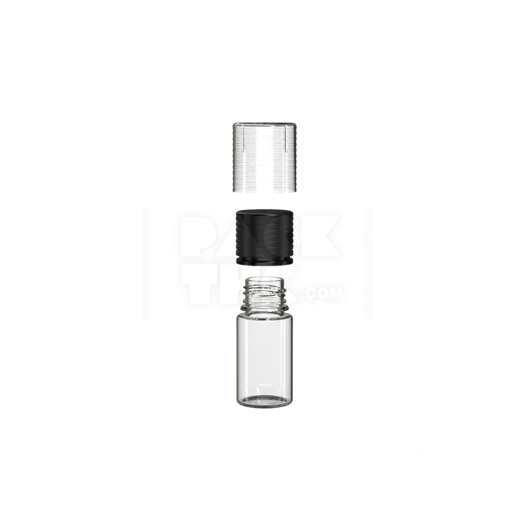 image 20ML SPIRAL DOSING CUP WITH GRADUATED LINES (CLEAR NATURAL) - (2000 count) Pack THC