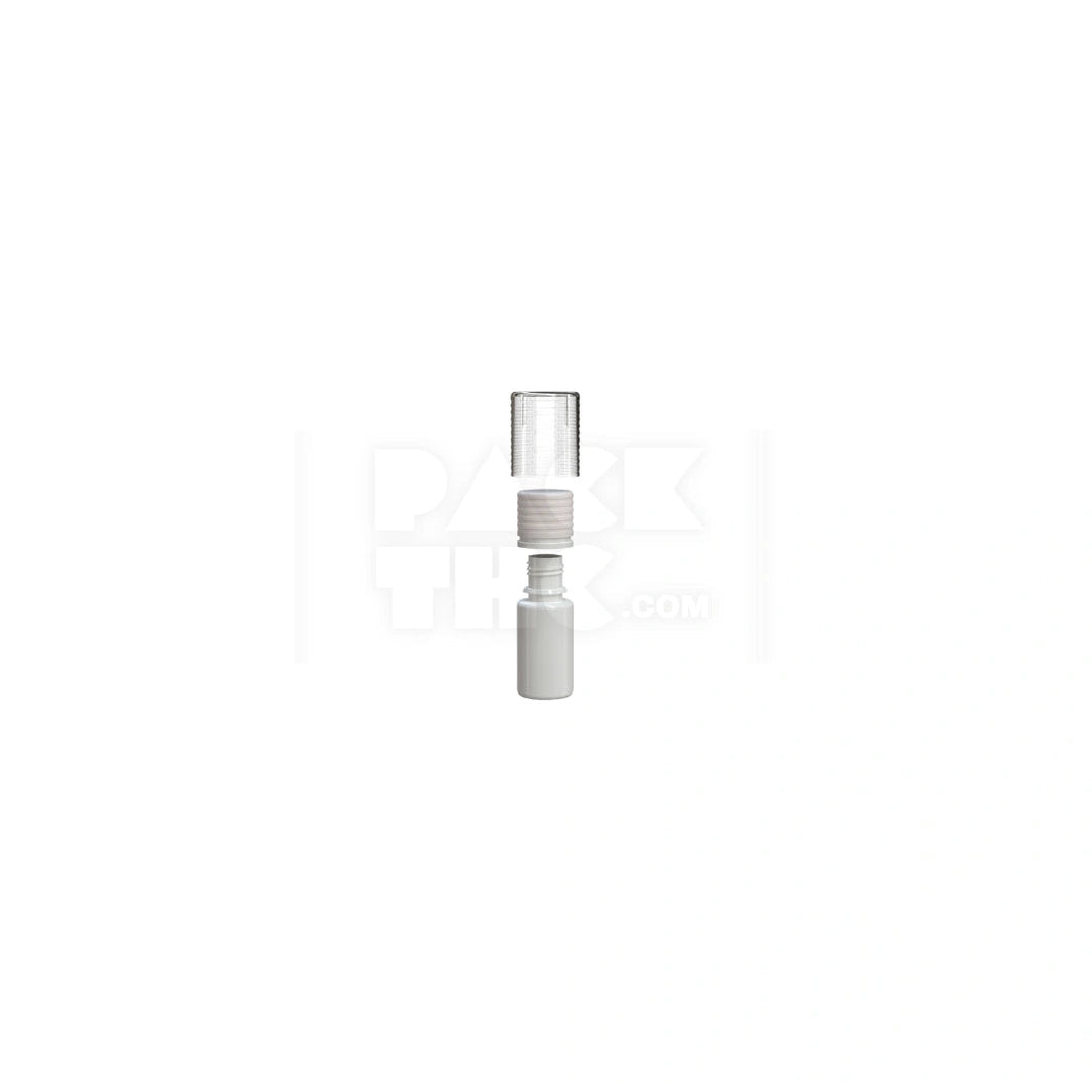 image 9ML SPIRAL DOSING CUP WITH GRADUATED LINES (CLEAR NATURAL) - (2000 count) Pack THC