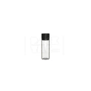 65mm spiral cr tube clear natural black cap 400 count