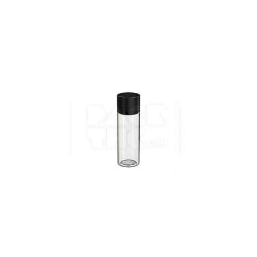 65mm spiral cr tube clear natural black cap 400 count