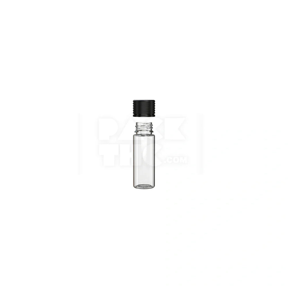 65mm spiral cr tube clear natural black cap 400 count