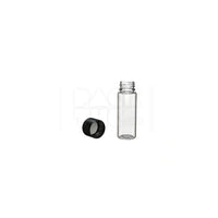 65mm spiral cr tube clear natural black cap 400 count