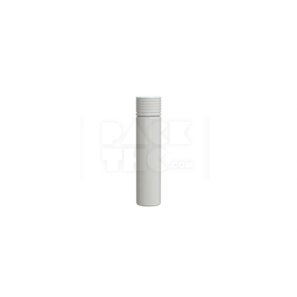 95MM SPIRAL CR TUBE WITH INTEGRATED LINER & TAMPER EVIDENT BREAK-OFF BAND (OPAQUE WHITE TUBE WITH OPAQUE WHITE CLOSURE) - (300 count) Pack THC
