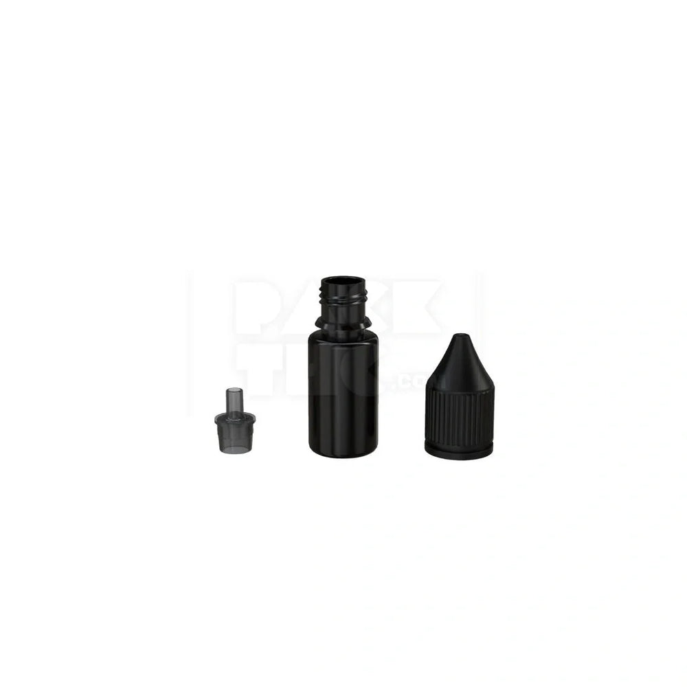 10ml pet reducer unicorn bottle cr opaque black 2000 count