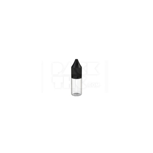 10ML PET reducer unicorn bottle with clear natural bottle with opaque black closure