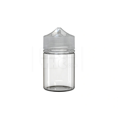 60ml stubby pet unicorn bottle cr clear natural 500 count