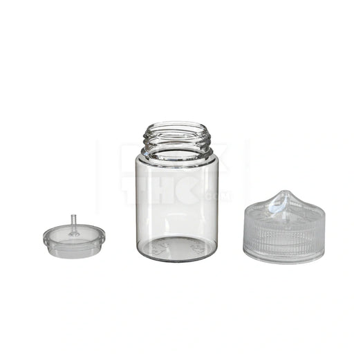 60ml stubby pet unicorn bottle cr clear natural 500 count