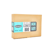 Mini White Futurola Paper Cones (Non-Branded) | Pre-Rolled – Bulk Case (800 Count)