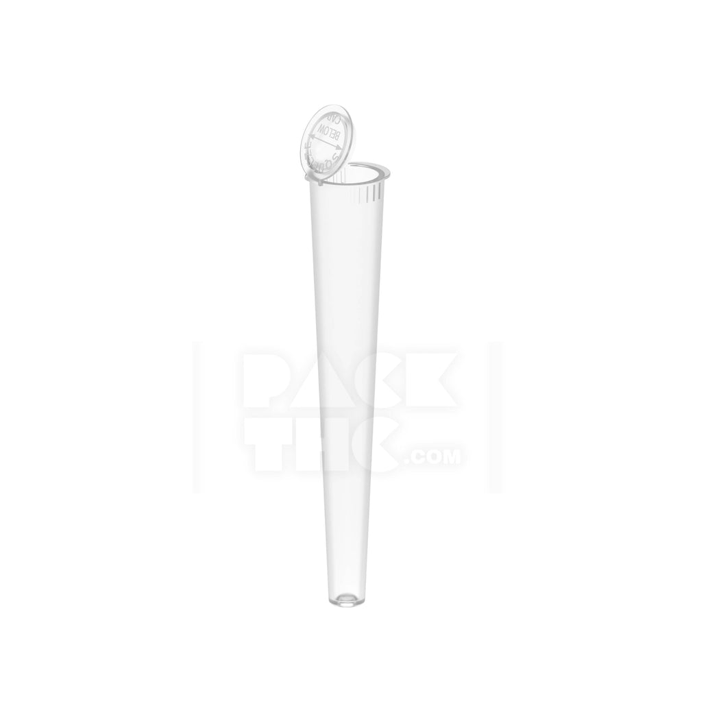 109MM CR CONICAL POP-TOP TUBE - CLEAR - (1000 COUNT) Pack THC