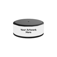 dual compartment pouch container gloss clear black lid