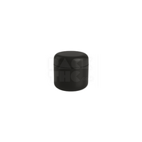 2oz dome jars black with black cap