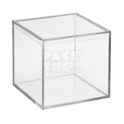 Square Acrylic Storage Box - 3 3/4 x 3 3/4 x 3 3/4 - (25 Count)